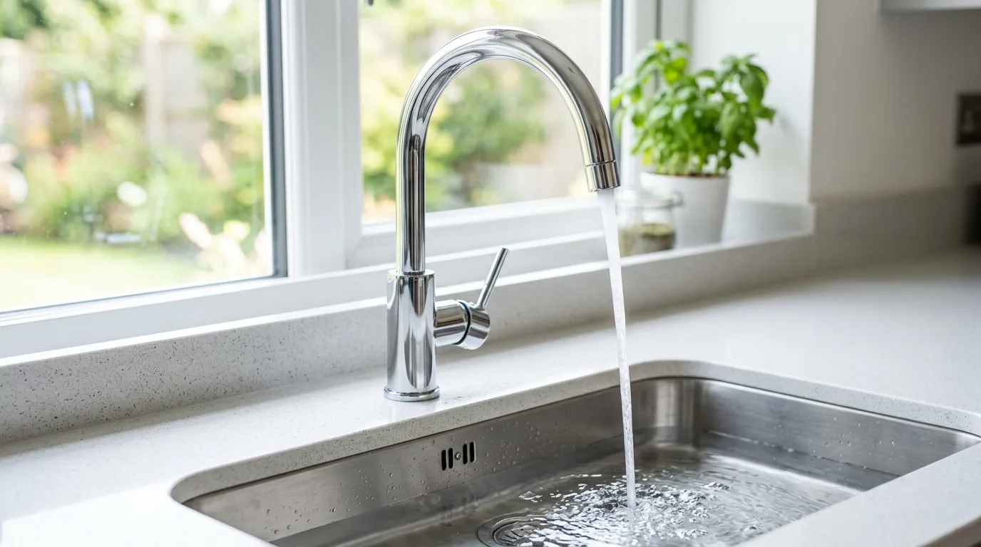 Local Plumbing Master Pros same day plumber fixing a faucet in Lexington, OH